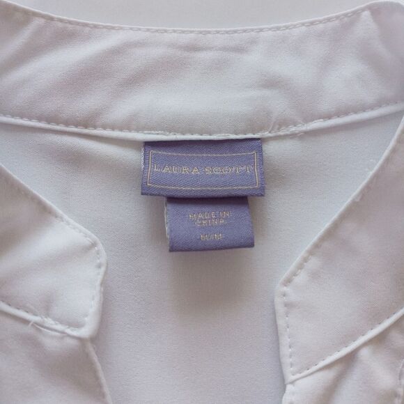 LAURA SCOTT BUTTON DOWN SHIRT SIZE M - Picture 6 of 6